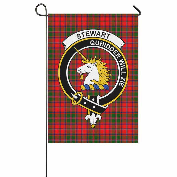 Scottish Stewart (of Appin) Clan Crest Tartan Garden Flag Tartan Plaid 1