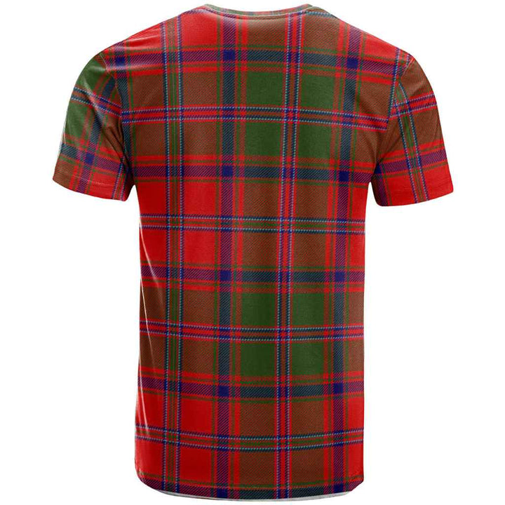 Scottish Stewart (of Appin) Clan Crest Tartan T-Shirt Back Side Tartan Plaid
