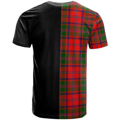 Scottish Stewart (of Appin) Clan Crest Tartan T-Shirt Half in Me Back Side Tartan Plaid