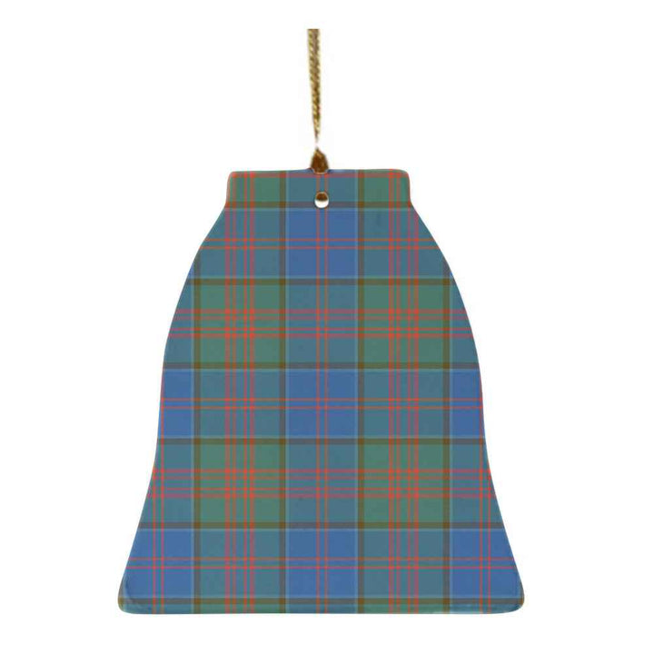 Scottish Stewart of Appin Hunting Ancient Clan Tartan Ceramic Ornament Bell Shape Tartan Plaid