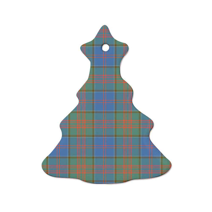 Scottish Stewart of Appin Hunting Ancient Clan Tartan Ceramic Ornament  Tree Shape Tartan Plaid