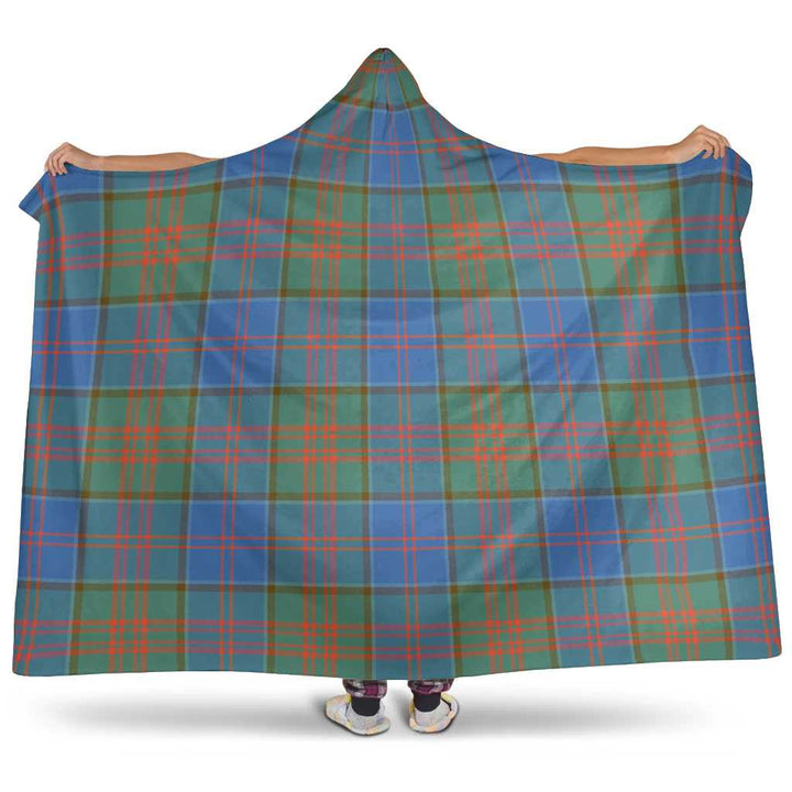 Scottish Stewart of Appin Hunting Ancient Clan Tartan Hooded Blanket Tartan Plaid 1