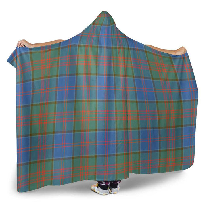 Scottish Stewart of Appin Hunting Ancient Clan Tartan Hooded Blanket Tartan Plaid 2