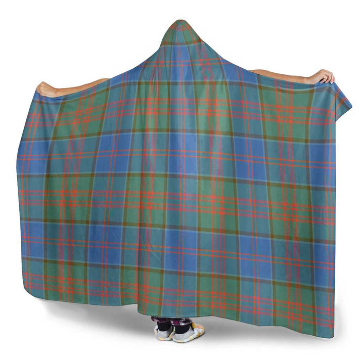 Scottish Stewart of Appin Hunting Ancient Clan Tartan Hooded Blanket Tartan Plaid 3