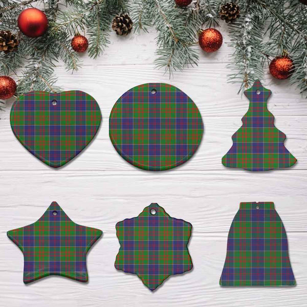 Scottish Stewart of Appin Hunting Modern Clan Tartan Ceramic Ornament All Tartan Plaid