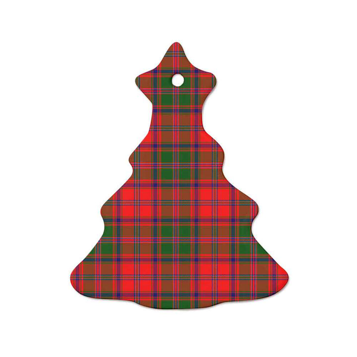 Scottish Stewart of Appin Modern Clan Tartan Ceramic Ornament  Tree Shape Tartan Plaid