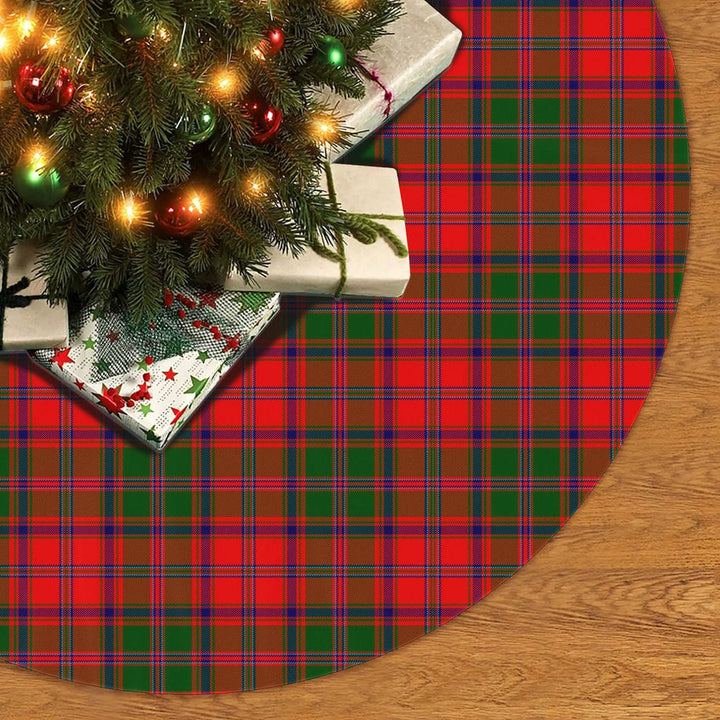 Scottish Stewart of Appin Modern Clan Tartan Christmas Tree Skirt No Tassels 2 Tartan Plaid