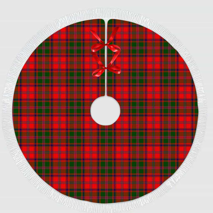 Scottish Stewart of Appin Modern Clan Tartan Christmas Tree Skirt Tassels 1 Tartan Plaid