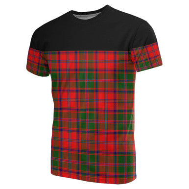 Scottish Stewart of Appin Modern Clan Tartan T-Shirt Horizontal Style Front Side Tartan Plaid