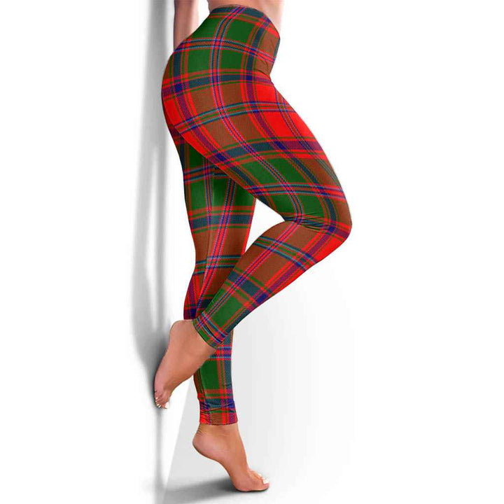 Scottish Stewart of Appin Modern Clan Tartan Women Leggings Tartan Plaid 4