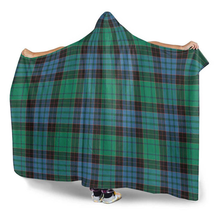 Scottish Stewart Old Ancient Clan Tartan Hooded Blanket Tartan Plaid 3