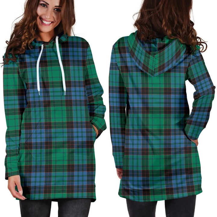 Scottish Stewart Old Ancient Clan Tartan Hoodie Dress