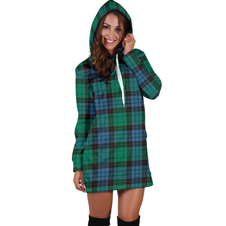 Scottish Stewart Old Ancient Clan Tartan Hoodie Dress