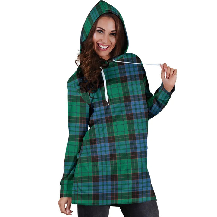 Scottish Stewart Old Ancient Clan Tartan Hoodie Dress