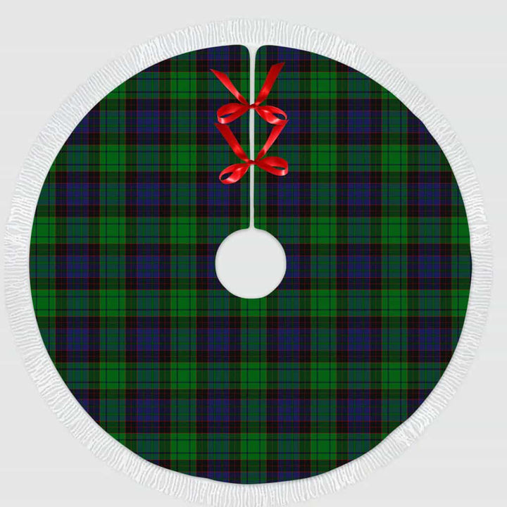Scottish Stewart Old Modern Clan Tartan Christmas Tree Skirt Tassels 1 Tartan Plaid