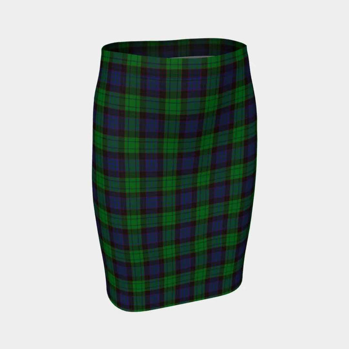 Scottish Stewart Old Modern Clan Tartan Fitted Skirt Tartan Plaid 1