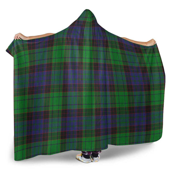 Scottish Stewart Old Modern Clan Tartan Hooded Blanket Tartan Plaid 2
