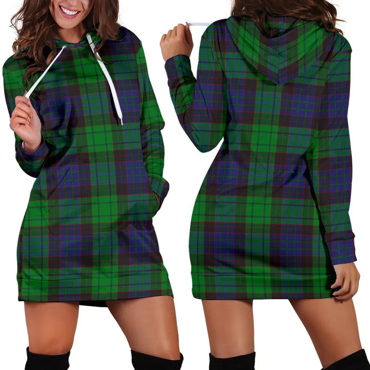 Scottish Stewart Old Modern Clan Tartan Hoodie Dress