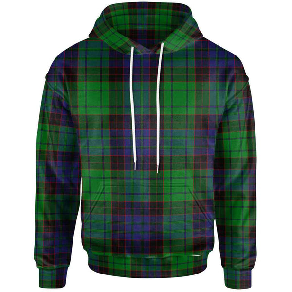 Scottish Stewart Old Modern Clan Tartan Hoodie Front Side Tartan Plaid
