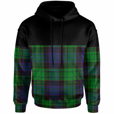 Scottish Stewart Old Modern Clan Tartan Hoodie - Horizontal Style Front Side Tartan Plaid