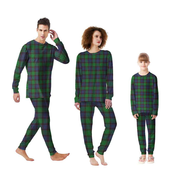 Scottish Stewart Old Modern Clan Tartan Pajama Set Tartan Plaid