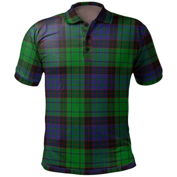 Scottish Stewart Old Modern Clan Tartan Polo Shirt Front Side Tartan Plaid