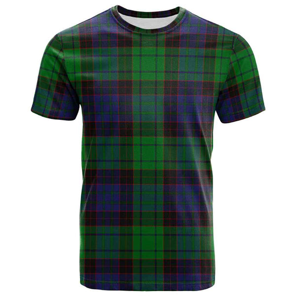 Scottish Stewart Old Modern Clan Tartan T-Shirt Front Side Tartan Plaid