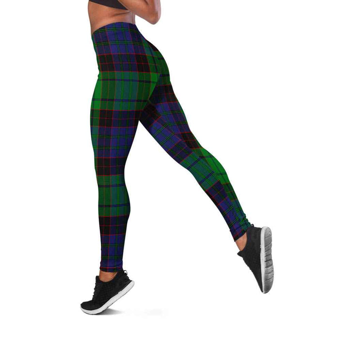 Scottish Stewart Old Modern Clan Tartan Women Leggings Tartan Plaid 2
