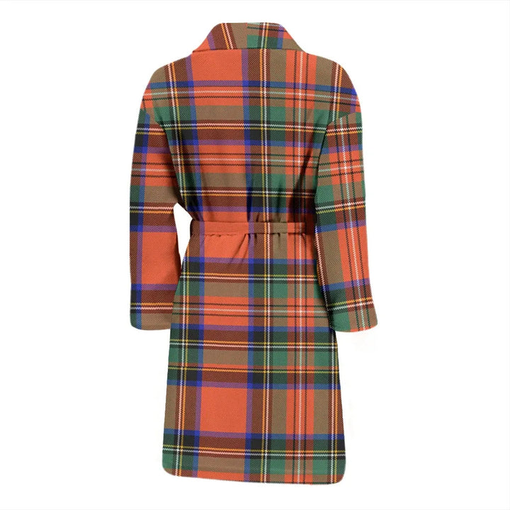 Scottish Stewart Royal Ancient Clan Tartan Bathrobe 1