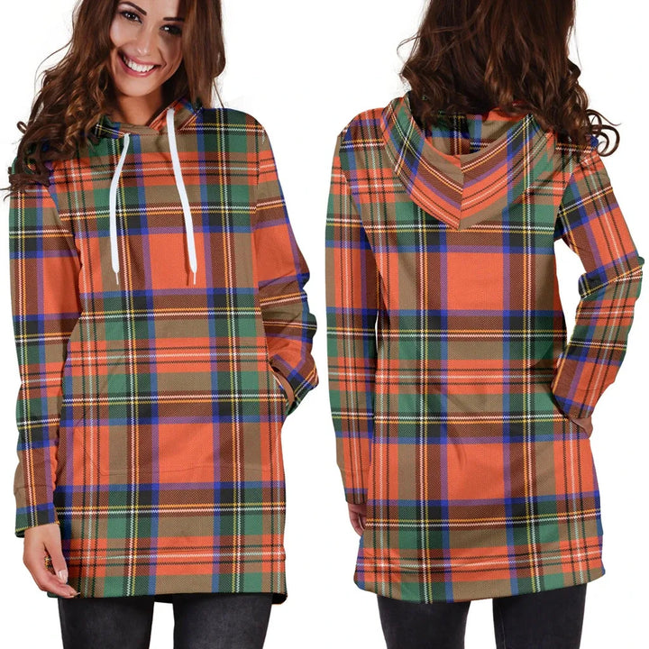 Scottish Stewart Royal Ancient Clan Tartan Hoodie Dress