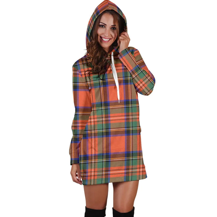 Scottish Stewart Royal Ancient Clan Tartan Hoodie Dress