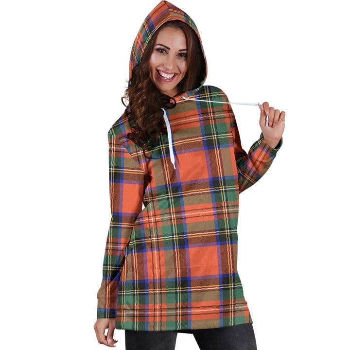 Scottish Stewart Royal Ancient Clan Tartan Hoodie Dress