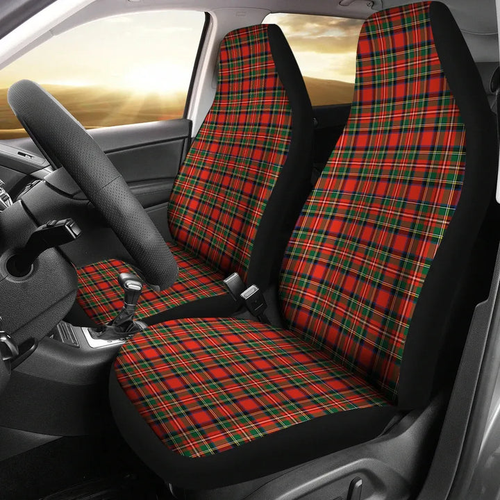 Scottish Stewart Royal Modern Clan Tartan Car Seat Covers 2