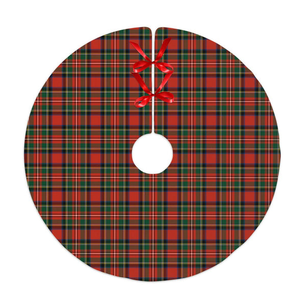 Scottish Stewart Royal Modern Clan Tartan Christmas Tree Skirt No Tassels 1 Tartan Plaid