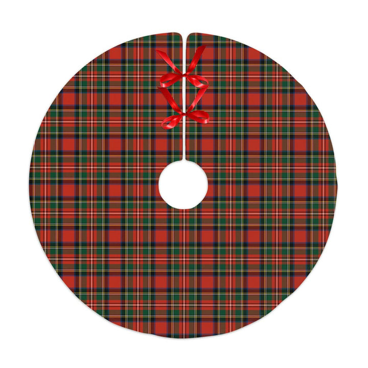 Scottish Stewart Royal Modern Clan Tartan Christmas Tree Skirt No Tassels 1 Tartan Plaid
