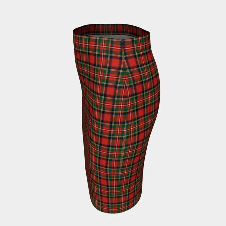 Scottish Stewart Royal Modern Clan Tartan Fitted Skirt Tartan Plaid 2
