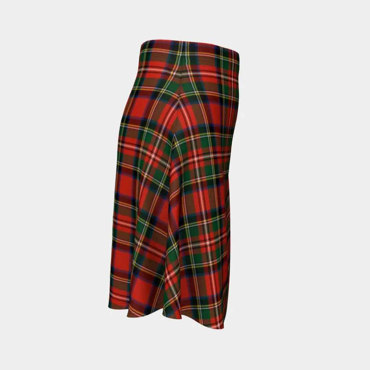 Scottish Stewart Royal Modern Clan Tartan Flare Skirt Tartan Plaid 3
