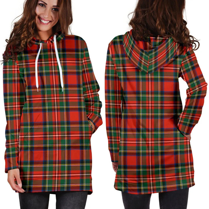 Scottish Stewart Royal Modern Clan Tartan Hoodie Dress