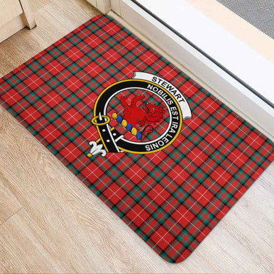 Scottish Stewart (Stuart) of Bute Clan Crest Tartan Door Mat Tartan Plaid 2