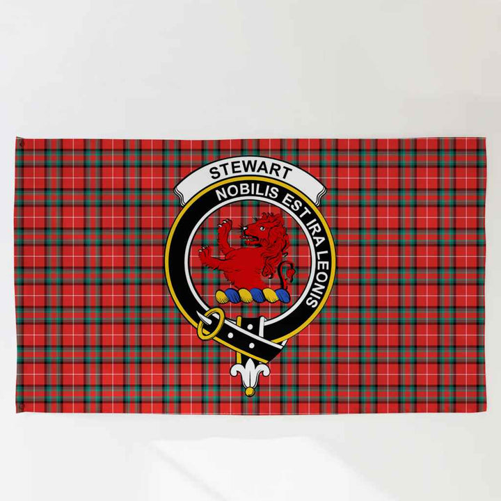 Scottish Stewart (Stuart) of Bute Clan Crest Tartan Flag Parade Tartan Plaid 3