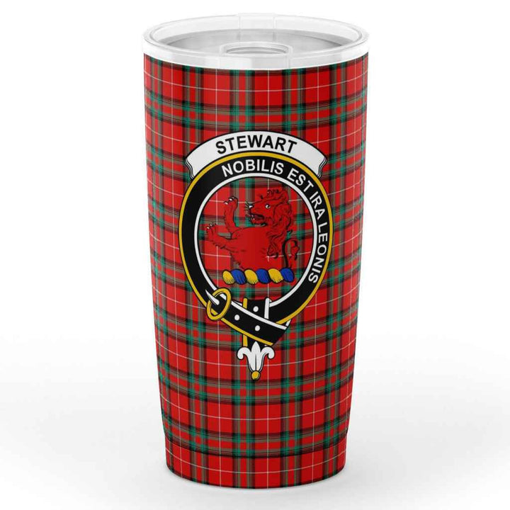 Scottish Stewart (Stuart) of Bute Clan Crest Tartan Insulated Tumbler Tartan Plaid 1