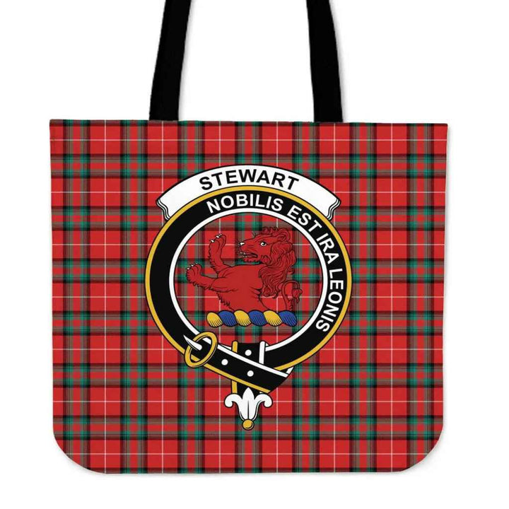 Scottish Stewart (Stuart) of Bute Clan Crest Tartan Tote Bag Tartan Plaid