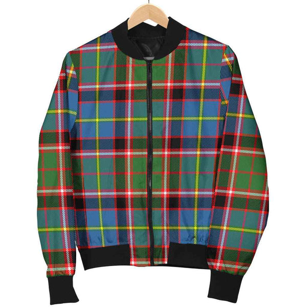 Scottish Stirling & Bannockburn District Clan Tartan Bomber Jacket Tartan Plaid 1