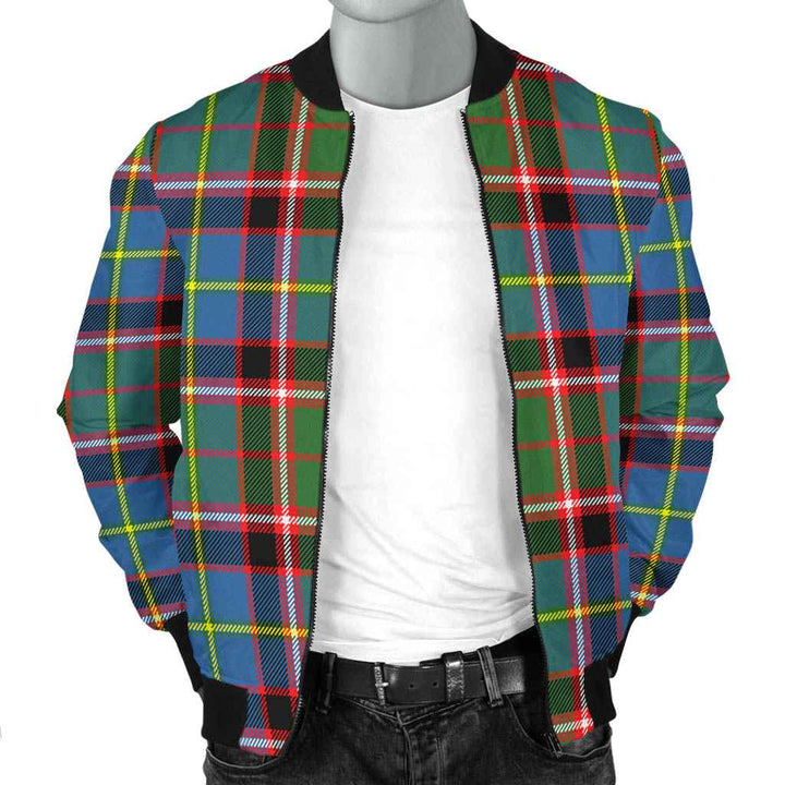 Scottish Stirling & Bannockburn District Clan Tartan Bomber Jacket Tartan Plaid 2