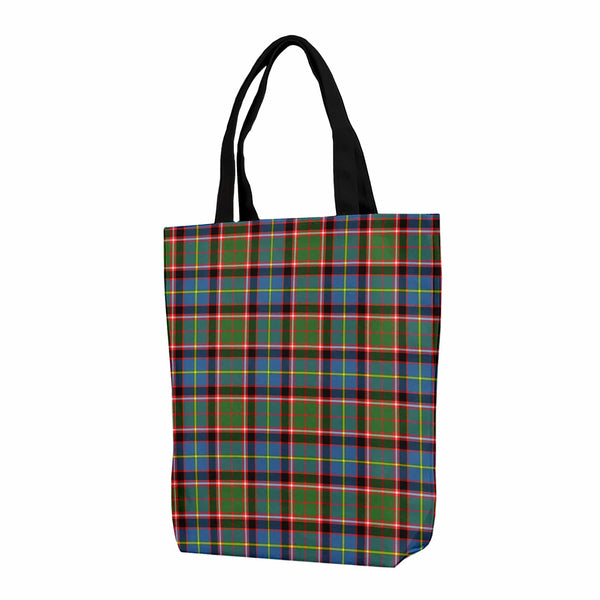 Scottish Stirling & Bannockburn District Clan Tartan Canvas Bag With Shoulder Strap Tartan Plaid 1