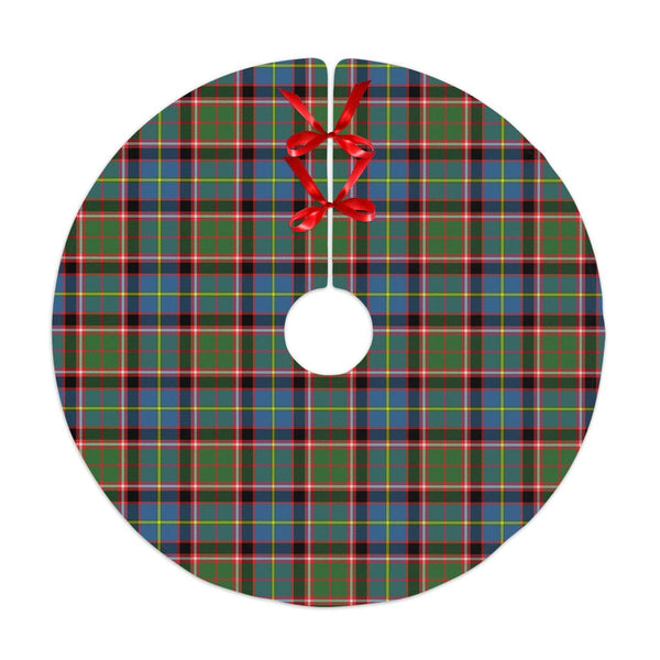 Scottish Stirling & Bannockburn District Clan Tartan Christmas Tree Skirt No Tassels 1 Tartan Plaid