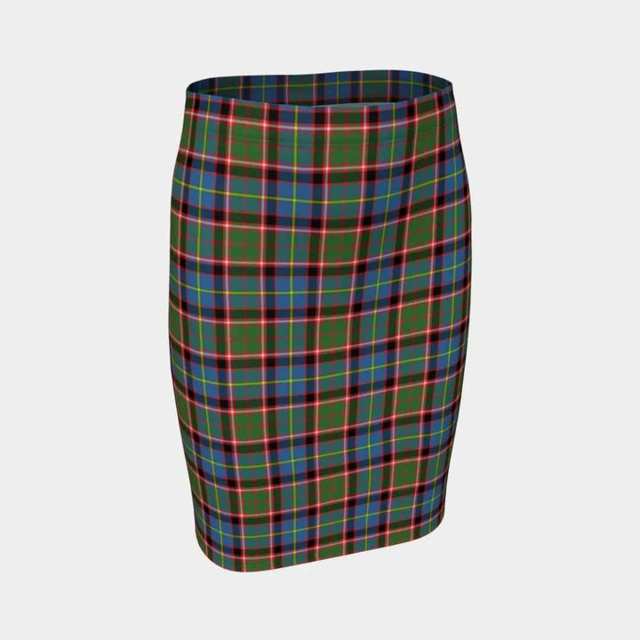Scottish Stirling & Bannockburn District Clan Tartan Fitted Skirt Tartan Plaid 1