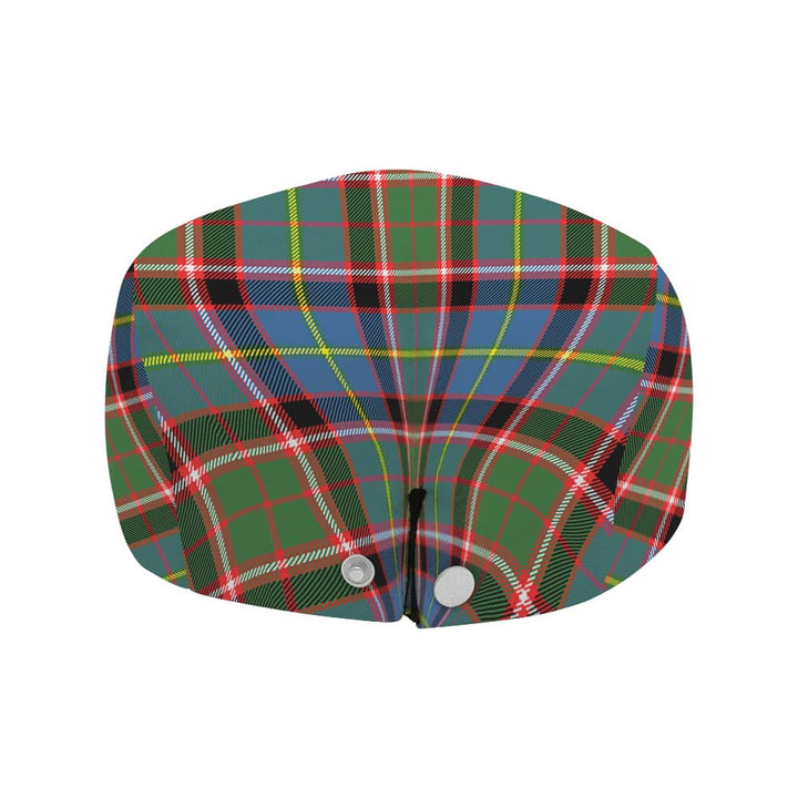 Scottish Stirling & Bannockburn District Clan Tartan Flat Cap Tartan Plaid 4