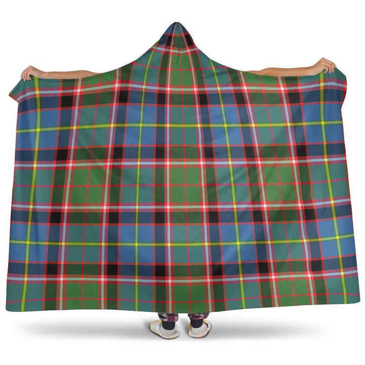 Scottish Stirling & Bannockburn District Clan Tartan Hooded Blanket Tartan Plaid 1