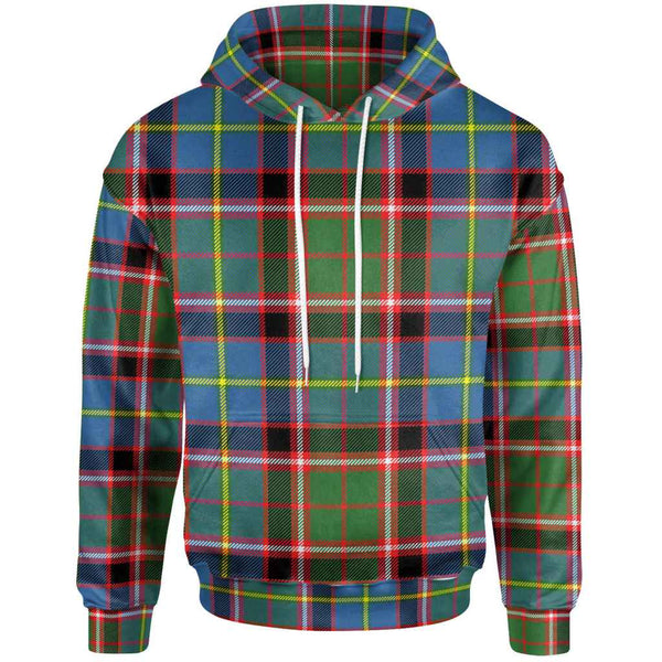 Scottish Stirling & Bannockburn District Clan Tartan Hoodie Front Side Tartan Plaid